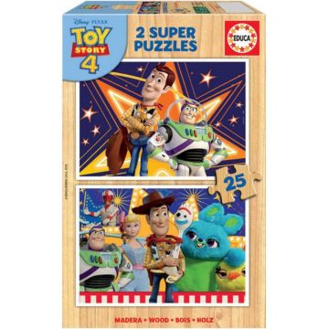 Puzzle Educa din 2 x 25 de piese - Toy Story 4