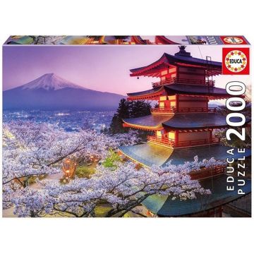 Puzzle Educa din 2000 de piese - Mount Fuji, Japan