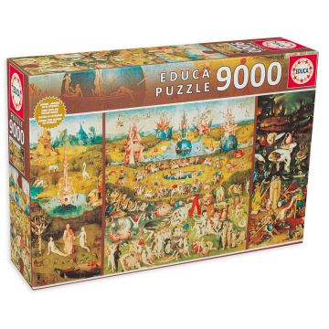 Puzzle Educa din 9000 de piese - The Garden of Earthly Delights
