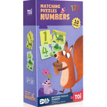 Puzzle educativ Toi World - Cifre