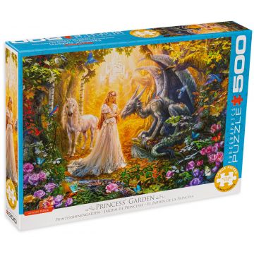 Puzzle Eurographics din 500 XL de piese - Princess' Garden, Jan Patrik