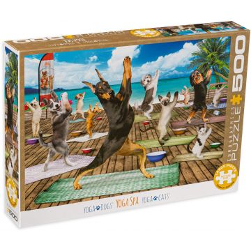 Puzzle Eurographics din 500 XL de piese - Yoga Spa