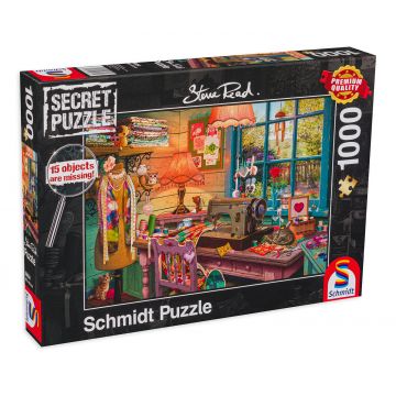 Puzzle-ghicitoare Schmidt din 1000 de piese - Atelierul de croitorie, Steve Reid