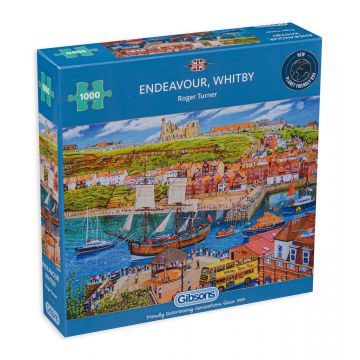 Puzzle Gibsons din 1000 de piese - Whitby, Yorkshire, Anglia, Roger Turner