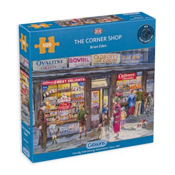 Puzzle Gibsons din 500 de piese - The Corner Shop