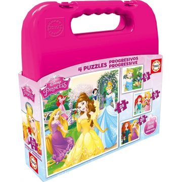 Puzzle in cutie  Educa 4 in 1 - Disney Princess