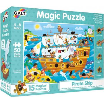 Puzzle magic Galt, 50 piese, Corabia piratilor