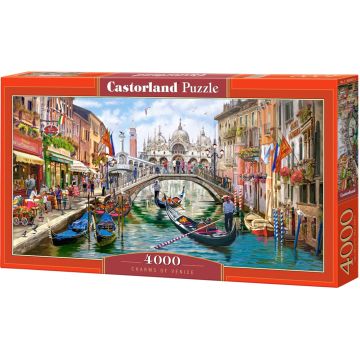 Puzzle panoramic Castorland din 4000 de piese - Farmecul Venetiei, Richard Macneil