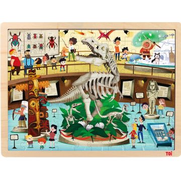 Puzzle pentru copii Toi World - Muzeu, 100 piese