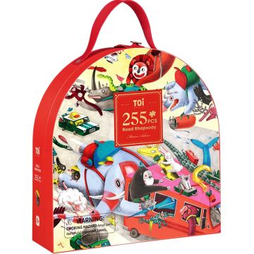 Puzzle pentru copii Toi World - Pe drum, 255 piese