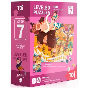 Puzzle progresiv pentru copii Toi World - Muzeu, nivel 7