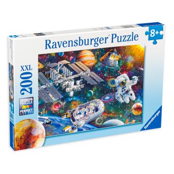 Puzzle Ravensburger din 200 XXL de piese - Exploararea spatiala