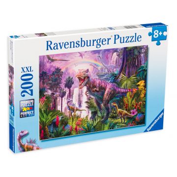 Puzzle Ravensburger din 200 XXL de piese - King of the Dinosaurs