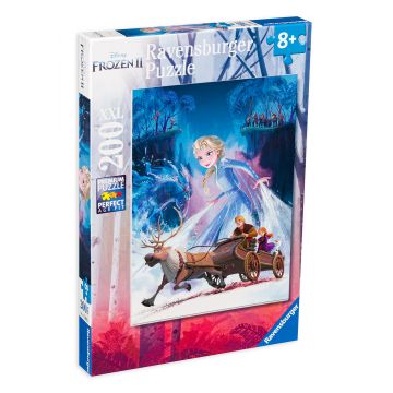 Puzzle Ravensburger din 200 XXL de piese - Padurea magica in Regatul de gheata 2