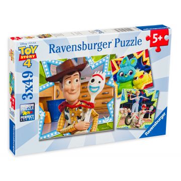 Puzzle Ravensburger din 3 x 49 de piese - Prietenie in Povestea jucariilor 4