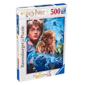 Puzzle Ravensburger din 500 de piese - Harry Potter in Hogwarts