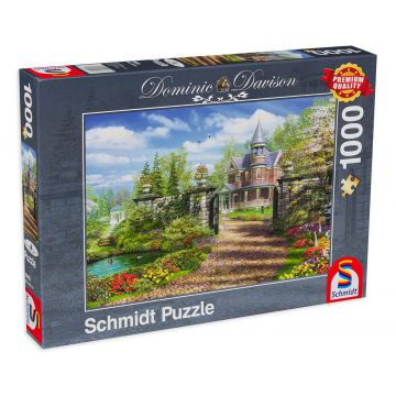 Puzzle Schmidt din 1000 de piese - Conac idilic, Dominic Davison