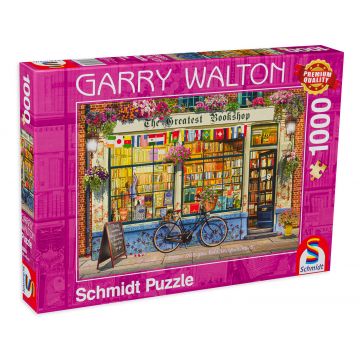 Puzzle Schmidt din 1000 de piese - Libraria, Garry Walton