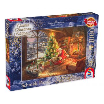 Puzzle Schmidt din 1000 de piese - Thomas Kinkade Santa's Special Delivery