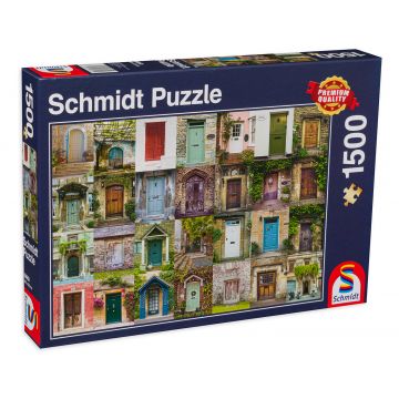 Puzzle Schmidt din 1500 de piese - Doors