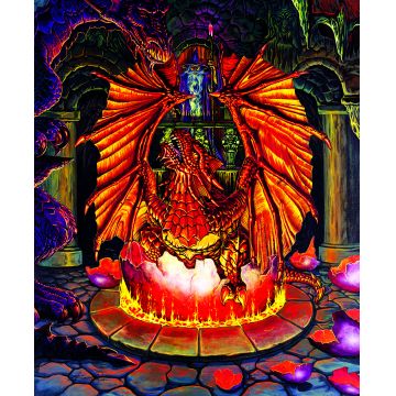 Puzzle SunsOut din 1000 de piese - Ed Beard Jr., Birth of a Fire Dragon
