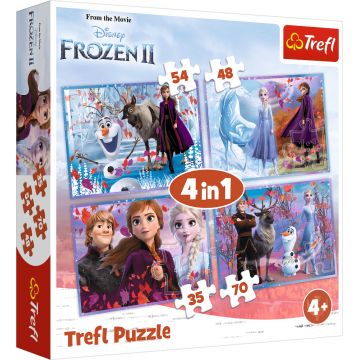 Puzzle Trefl 4 in 1 - Jurney into the unknown