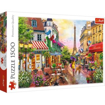Puzzle Trefl din 1500 de piese - Farmecul Parisului, David Maclean