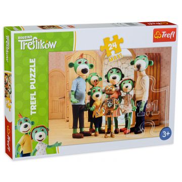 Puzzle Trefl din 24 de piese maxi - Portret de familie