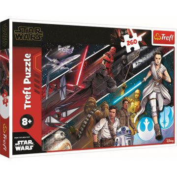 Puzzle Trefl din 260 de piese - Intr-o galaxie indepartata, Star Wars