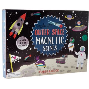 Scene magnetice pentru copii Floss and Rock - Cosmos