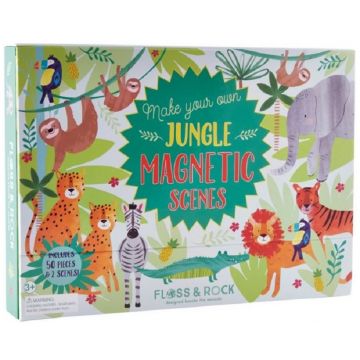 Scene magnetice pentru copii Floss and Rock - Jungla