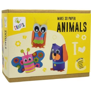 Set creativ Andreu toys - 3D animale de hartie