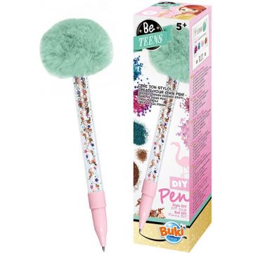 Set creativ Buki - Fa-ti singur pix, Flamingo