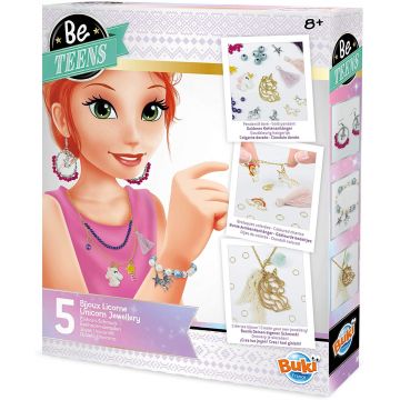 Set creativ Buki France Be Teens - Fa-ti singur bijuterii unicorn