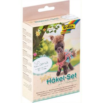 Set creativ de crosetat cu un carlig Folia - Lama Tipi
