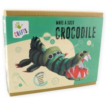 Set creatriv Andreu toys - Crocodil din soseta