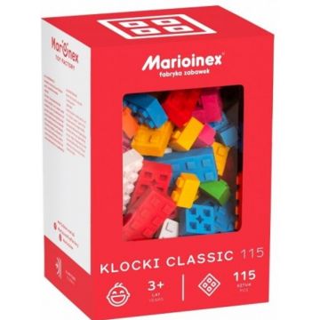 Set de constructie clasic Mario Inex, 115 piese