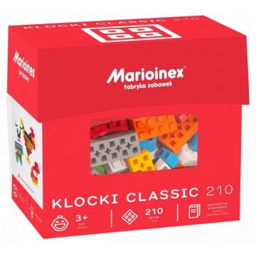 Set de constructie clasic Mario Inex, 210 piese