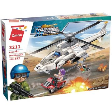 Set de construit Qman - Elicopter de atac