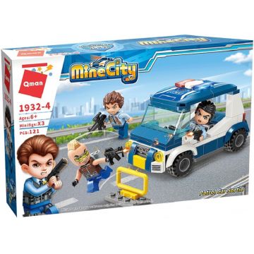 Set de construit Qman - Masina de patrulare