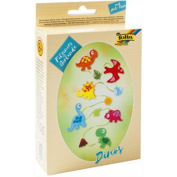 Set de cusut Folia - Dinozauri