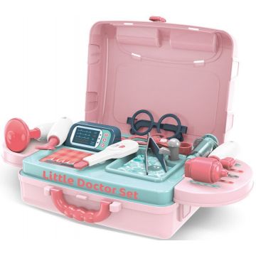 Set de joaca pentru copii Buba - Little Doctor, albastru-roz