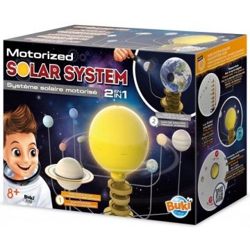 Set de joc 2 în 1 Buki France - Sistem solar mobil