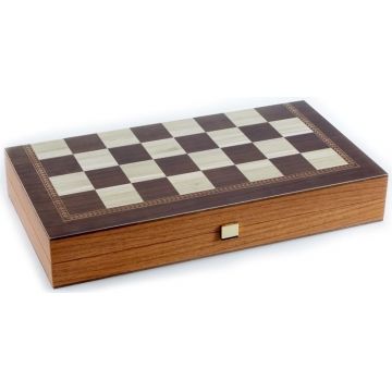 Set sah si table Manopoulos - Culoare wenge, 30 x 15 cm