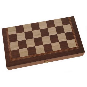 Set sah si table  Manopoulos - culoare wenge, 48 x 26 cm