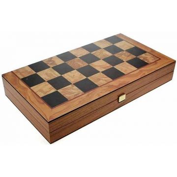 Set sah si table Manopoulos - Culoarea maslinului,  48 x 26 cm