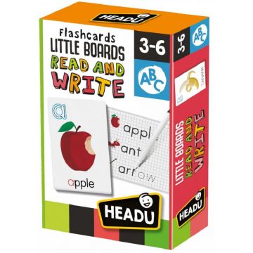 Carti flash educative Headu Montessori - Citeste si scrie