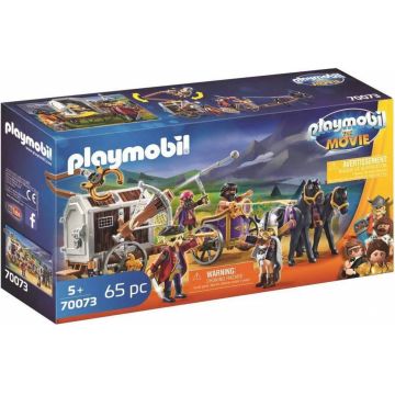 Constructor pentru copii Playmobil - Charlie cu vagon pentru prizonieri