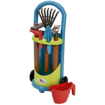 Cosulet de gradina pentru copii Ecoiffier - cu 6 instrumente