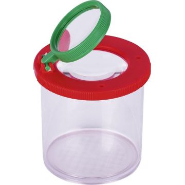 Cutie din plastic pentru insecte cu lupa Goki